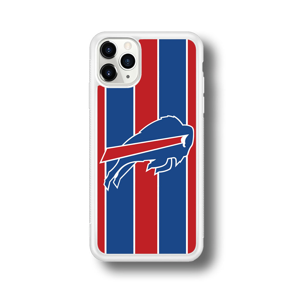 Buffalo Bills Stripe And Logo iPhone 11 Pro Max Case