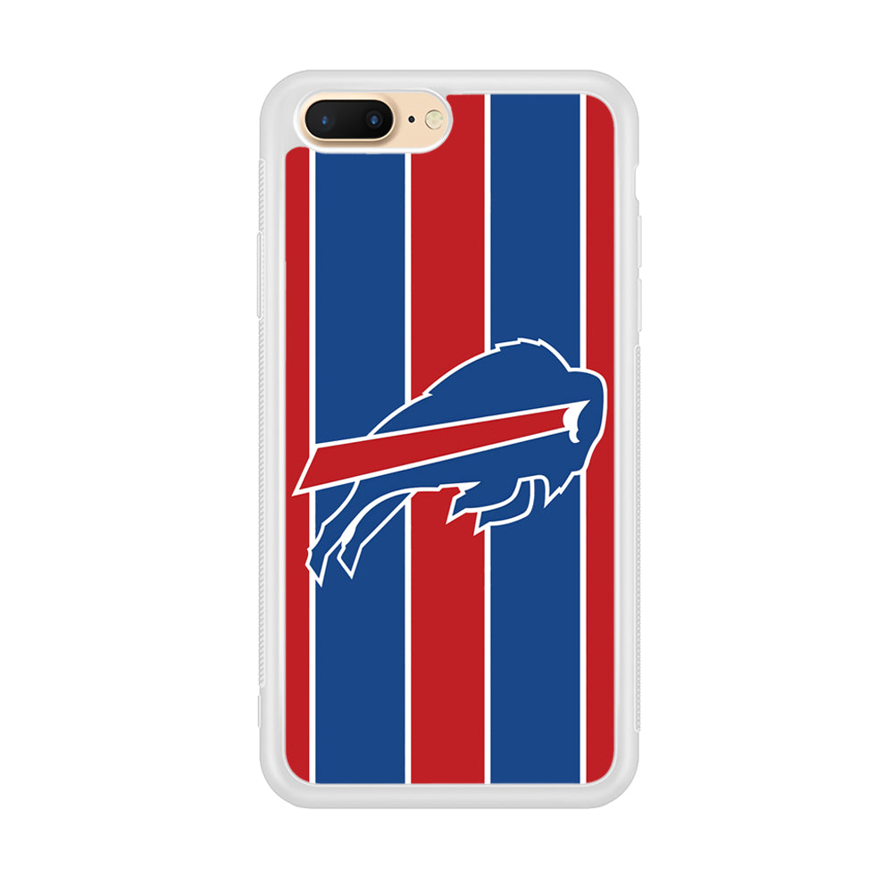 Buffalo Bills Stripe And Logo iPhone 7 Plus Case