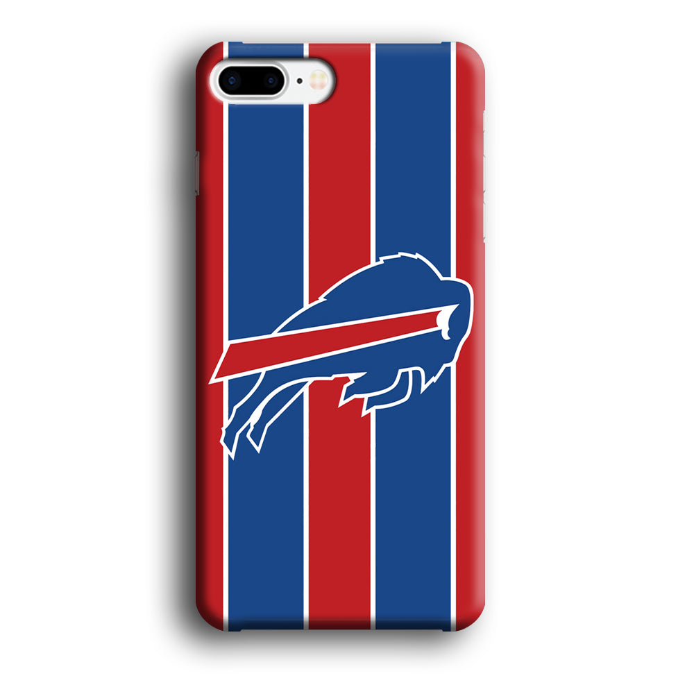 Buffalo Bills Stripe And Logo iPhone 8 Plus Case