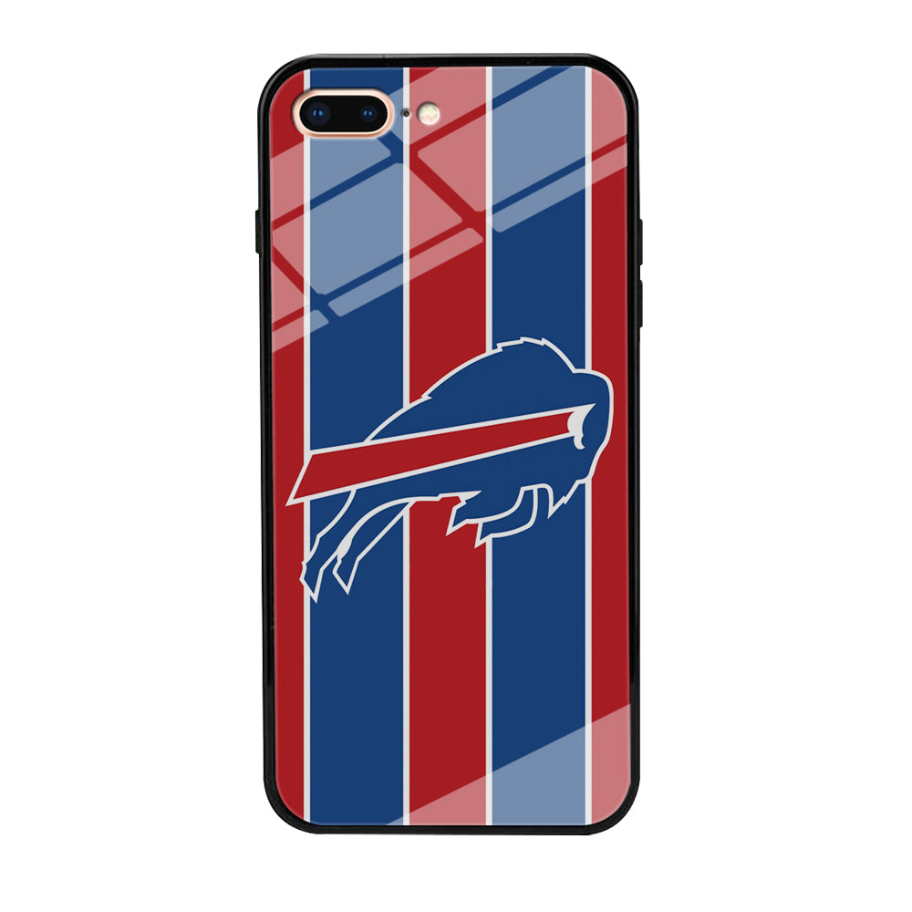 Buffalo Bills Stripe And Logo iPhone 7 Plus Case