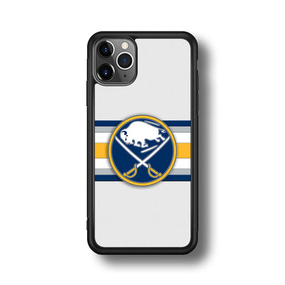 Buffalo Sabres Stripe Logo iPhone 11 Pro Max Case