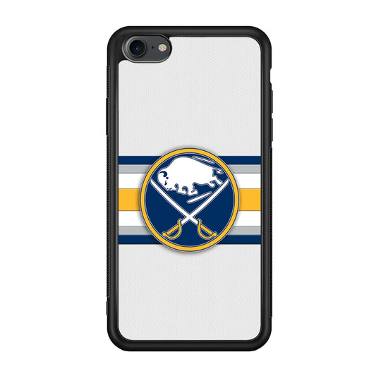 Buffalo Sabres Stripe Logo iPhone 8 Case
