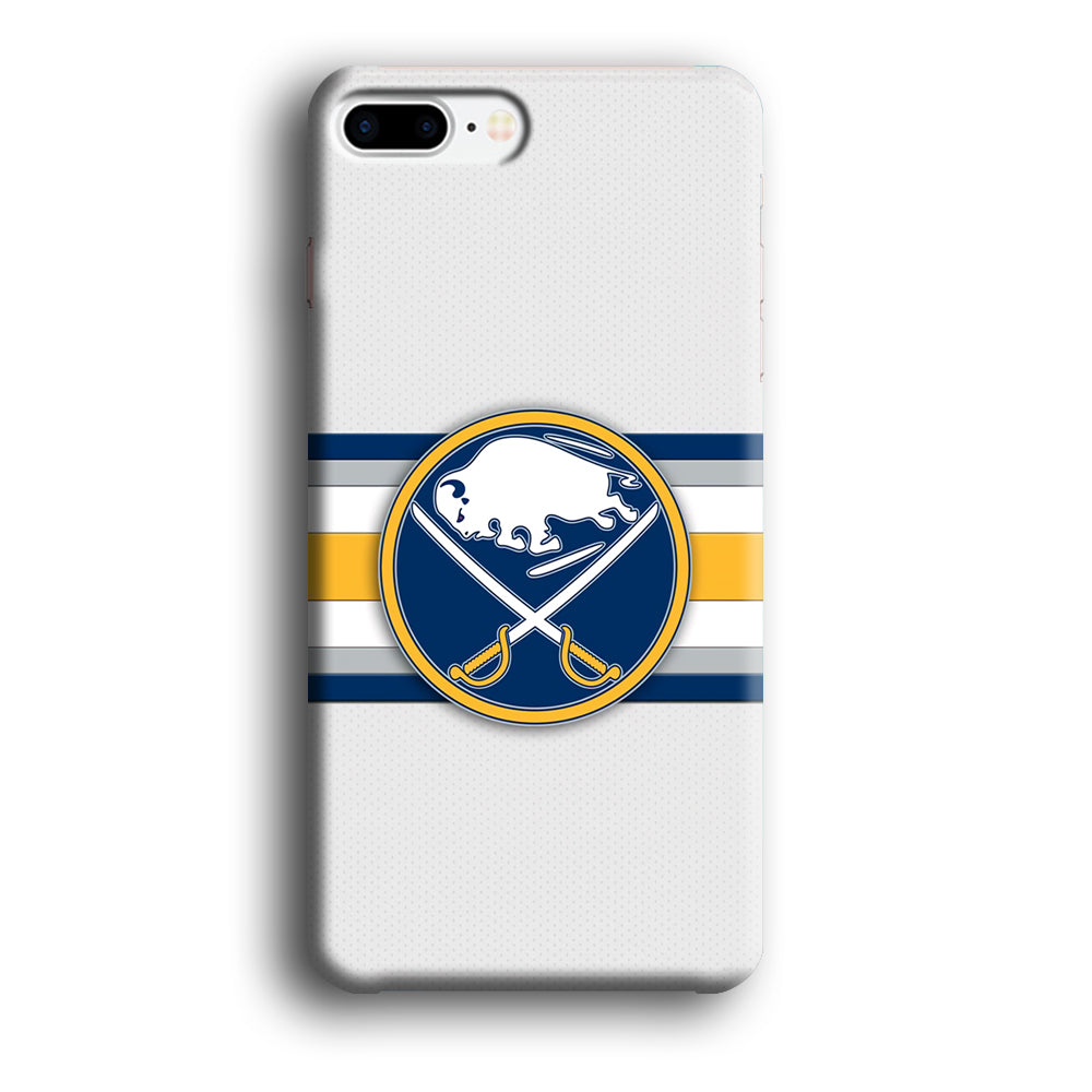 Buffalo Sabres Stripe Logo iPhone 8 Plus Case