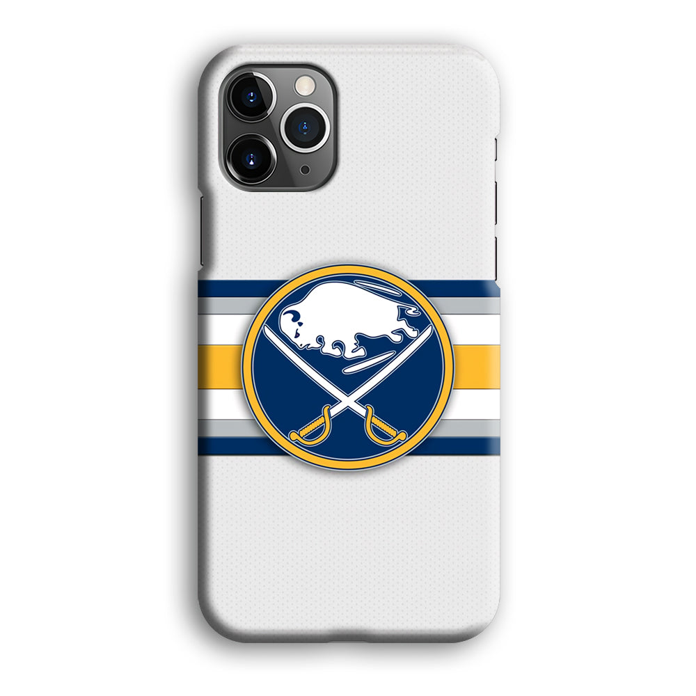 Buffalo Sabres Stripe Logo iPhone 12 Pro Case