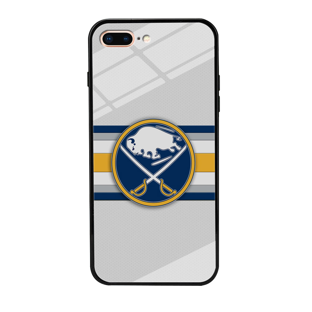 Buffalo Sabres Stripe Logo iPhone 7 Plus Case