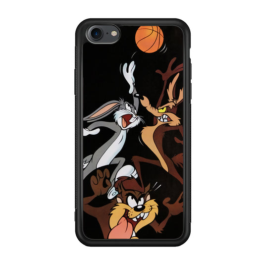 Bugs Bunny Coyote And Taz Playing Basketball iPhone 8 Case