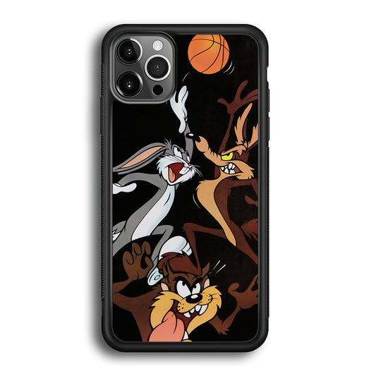 Bugs Bunny Coyote And Taz Playing Basketball iPhone 12 Pro Case