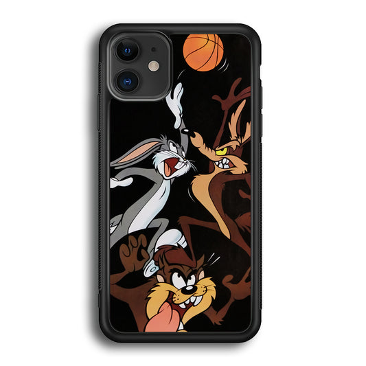 Bugs Bunny Coyote And Taz Playing Basketball iPhone 12 Case