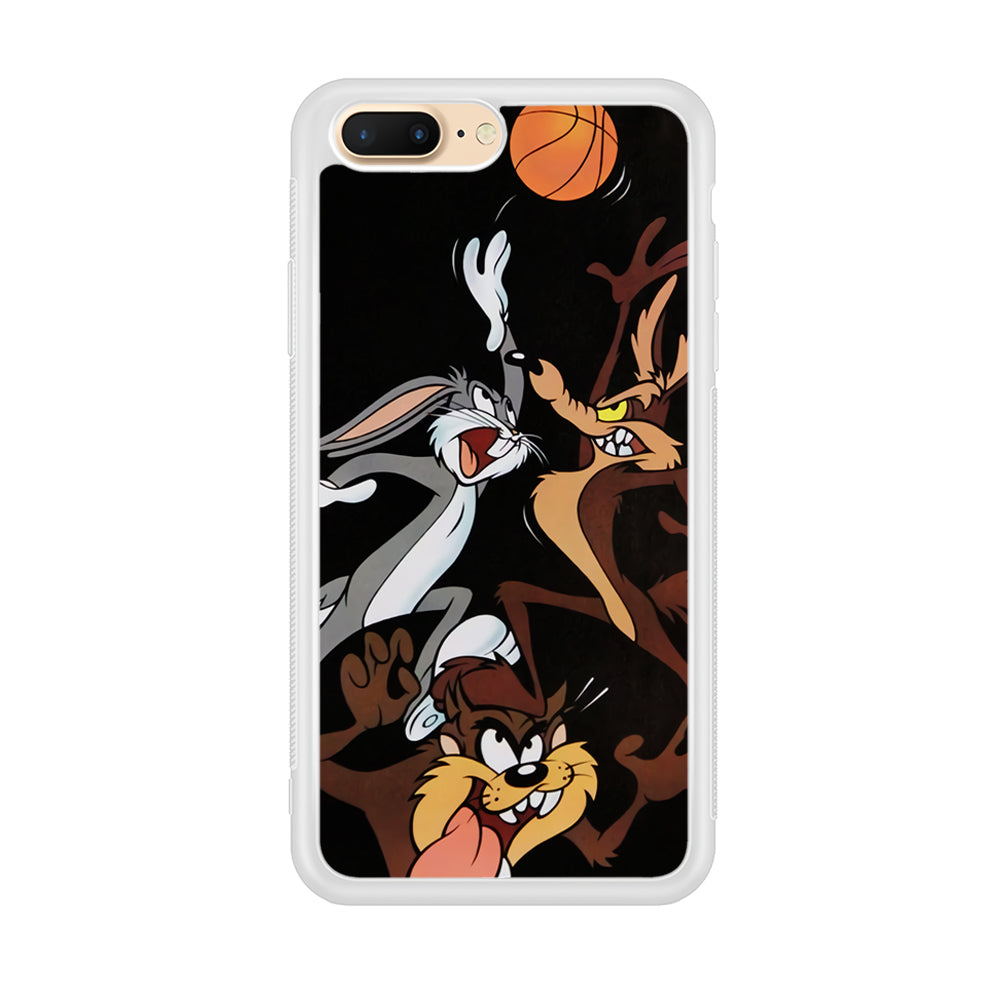 Bugs Bunny Coyote And Taz Playing Basketball iPhone 8 Plus Case