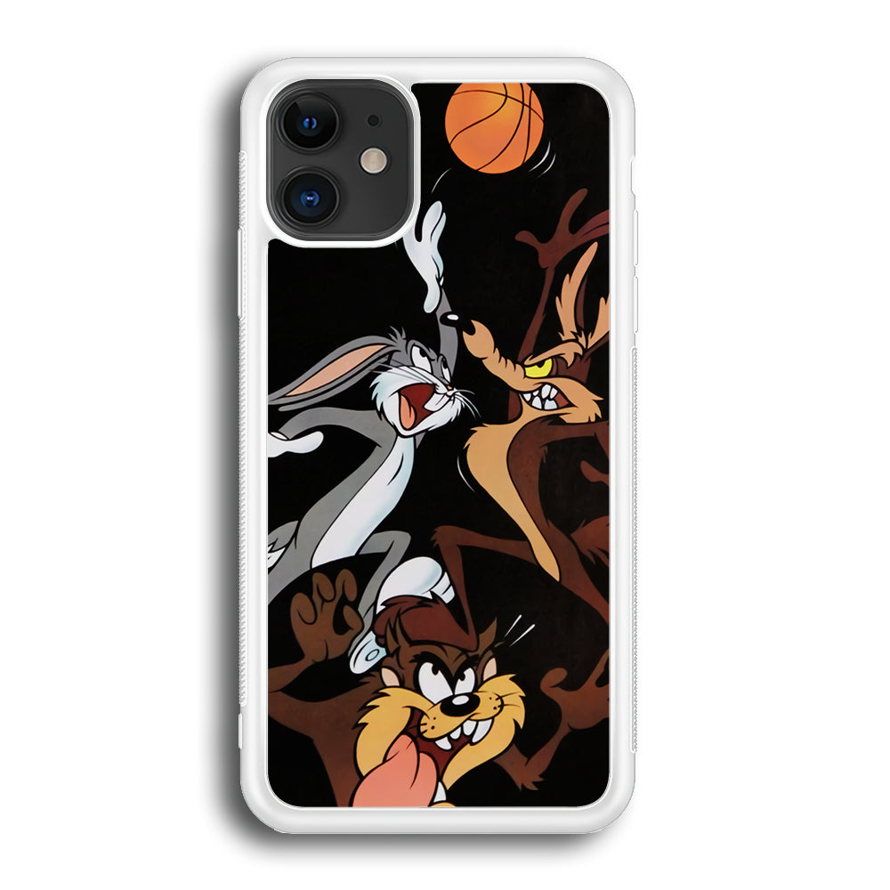 Bugs Bunny Coyote And Taz Playing Basketball iPhone 12 Case