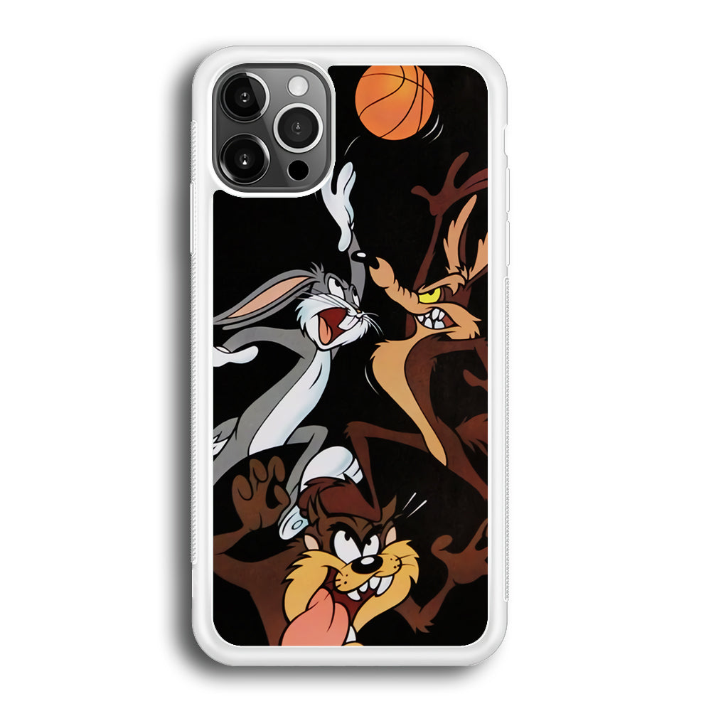 Bugs Bunny Coyote And Taz Playing Basketball iPhone 12 Pro Case