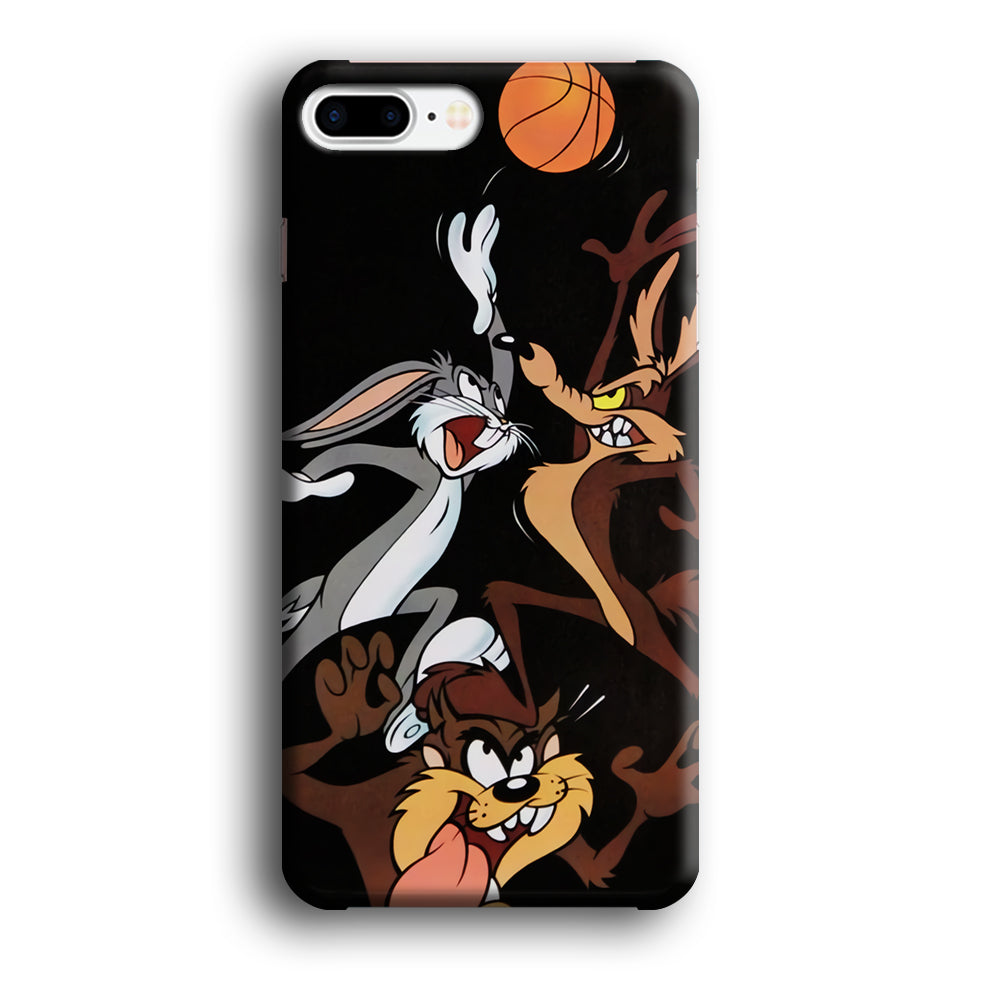 Bugs Bunny Coyote And Taz Playing Basketball iPhone 8 Plus Case