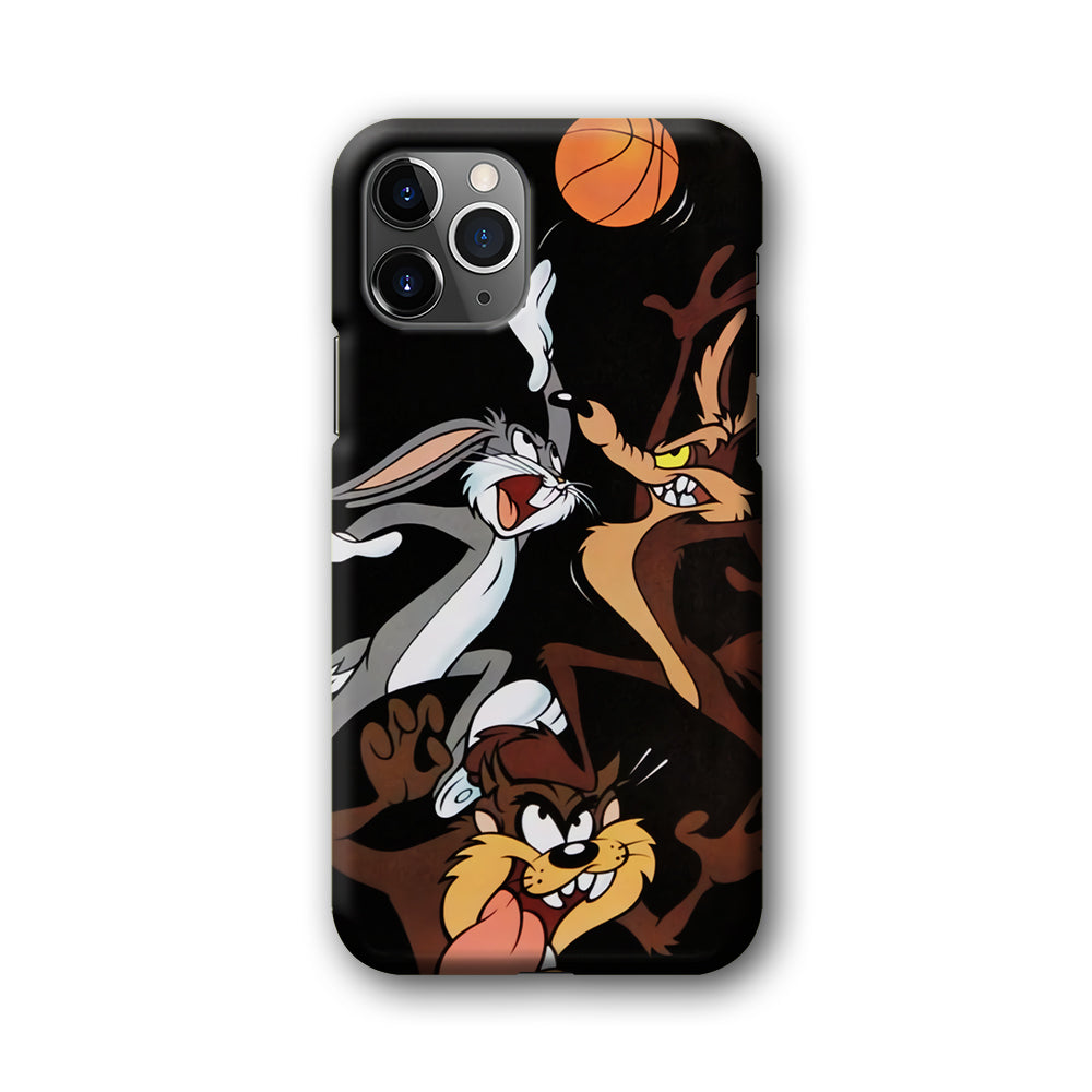 Bugs Bunny Coyote And Taz Playing Basketball iPhone 11 Pro Max Case