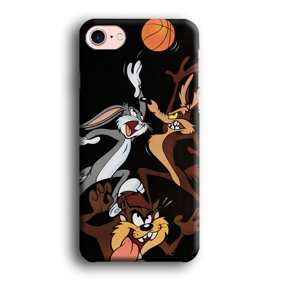 Bugs Bunny Coyote And Taz Playing Basketball iPhone 7 Case
