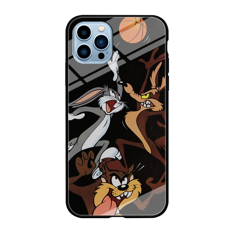 Bugs Bunny Coyote And Taz Playing Basketball iPhone 12 Pro Case