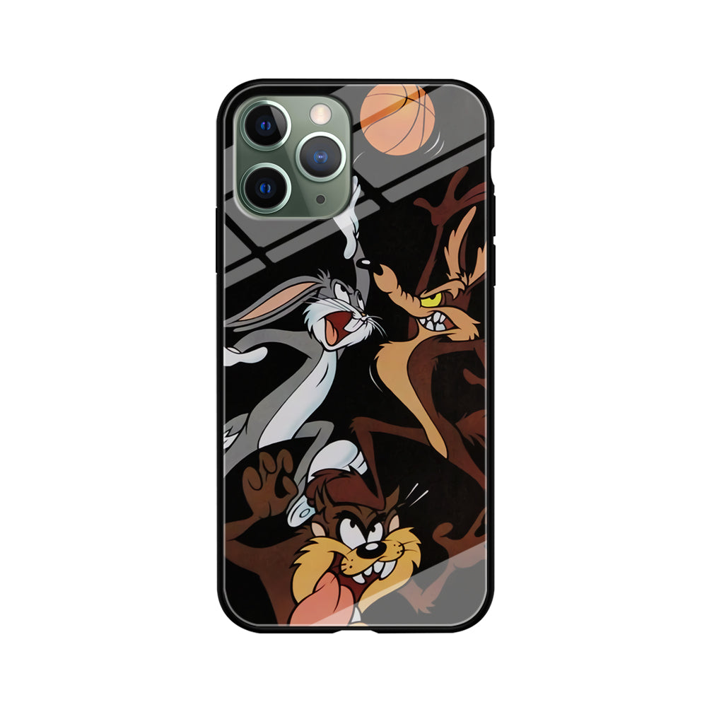 Bugs Bunny Coyote And Taz Playing Basketball iPhone 11 Pro Max Case