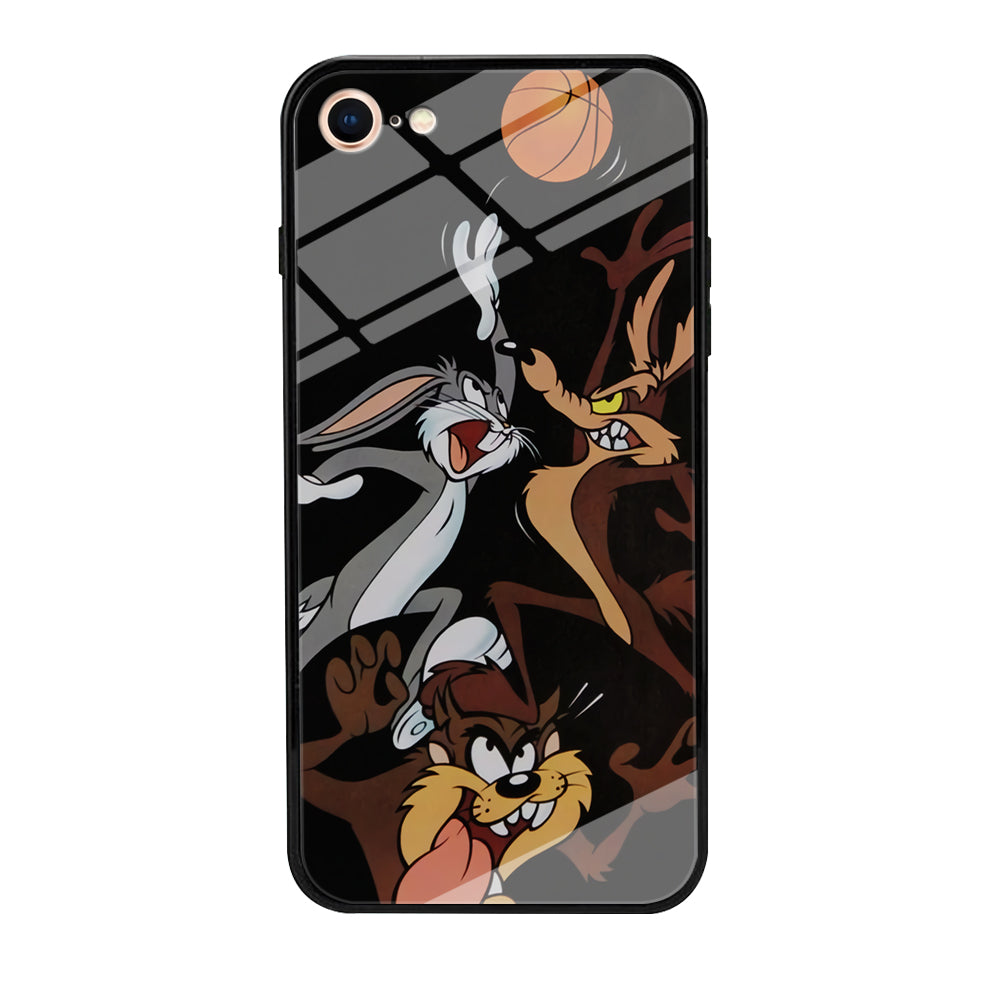 Bugs Bunny Coyote And Taz Playing Basketball iPhone 7 Case