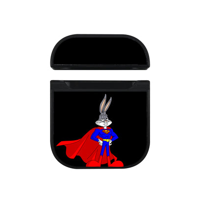 Bugs Bunny Superman Mode Hard Plastic Case Cover For Apple Airpods