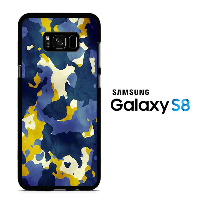 Camo Army Blue Mix Samsung Galaxy S8 Case
