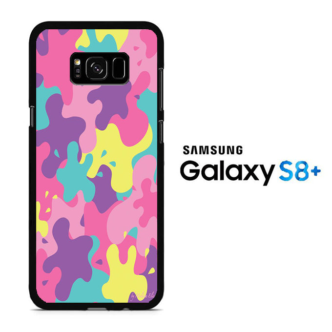 Camo Pink Rainbow Samsung Galaxy S8 Plus Case