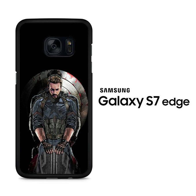 Captain America And Shield Samsung Galaxy S7 Edge Case