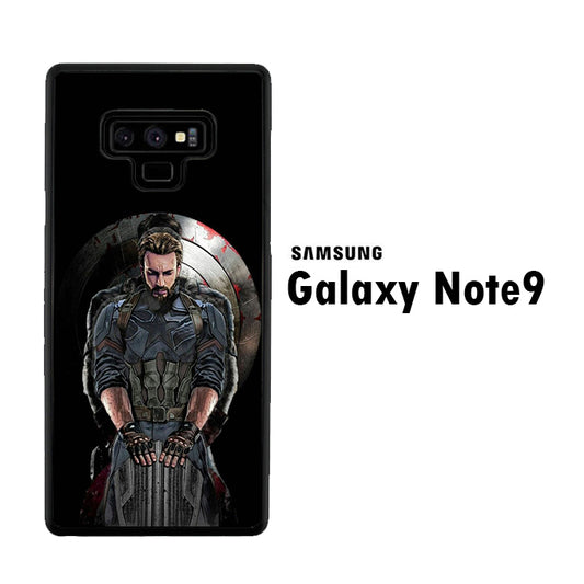 Captain America And Shield Samsung Galaxy Note 9 Case