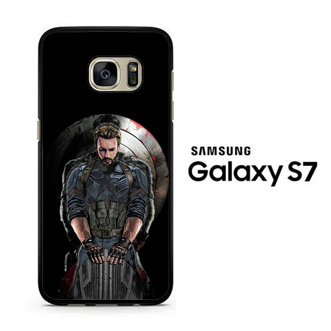 Captain America And Shield Samsung Galaxy S7 Case