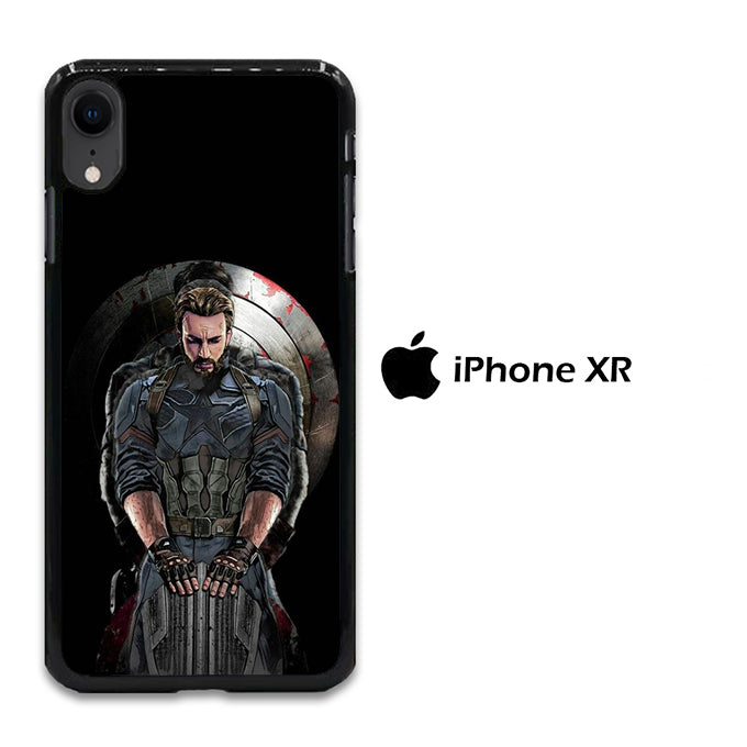 Captain America And Shield iPhone XR Case