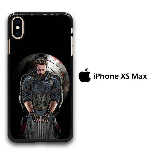 Captain America And Shield iPhone Xs Max Case - ezzyst