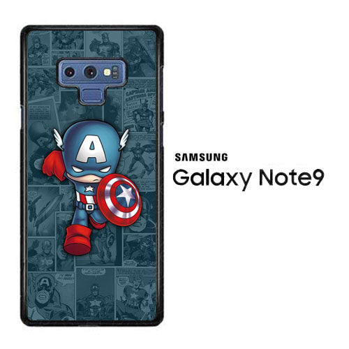 Captain America Comic Samsung Galaxy Note 9 Case