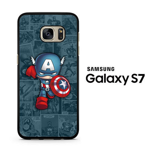 Captain America Comic Samsung Galaxy S7 Case