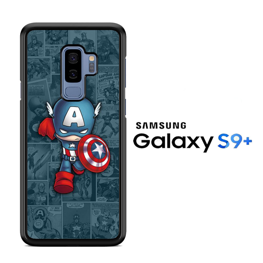 Captain America Comic Samsung Galaxy S9 Plus Case