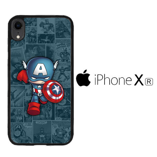 Captain America Comic iPhone XR Case
