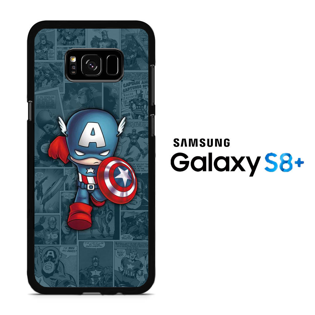 Captain America Comic Samsung Galaxy S8 Plus Case
