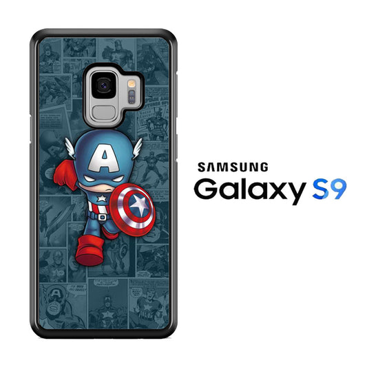 Captain America Comic Samsung Galaxy S9 Case