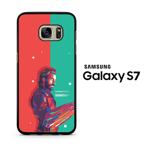 Captain America Red Green Samsung Galaxy S7 Case