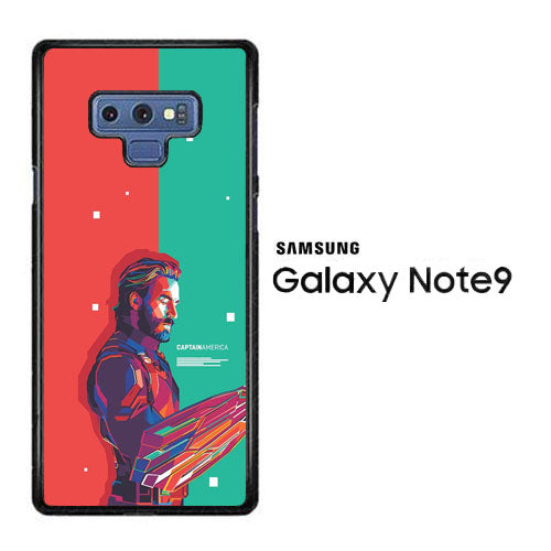 Captain America Red Green Samsung Galaxy Note 9 Case