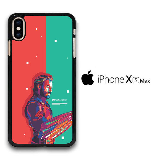 Captain America Red Green iPhone Xs Max Case