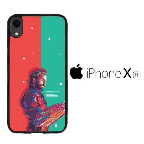Captain America Red Green iPhone XR Case