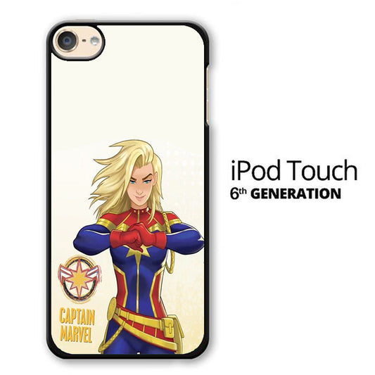 Captain Marvel Comic iPod Touch 6 Case