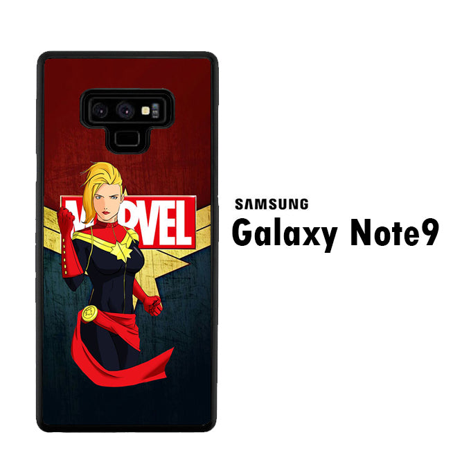 Captain Marvel Red Navy Samsung Galaxy Note 9 Case