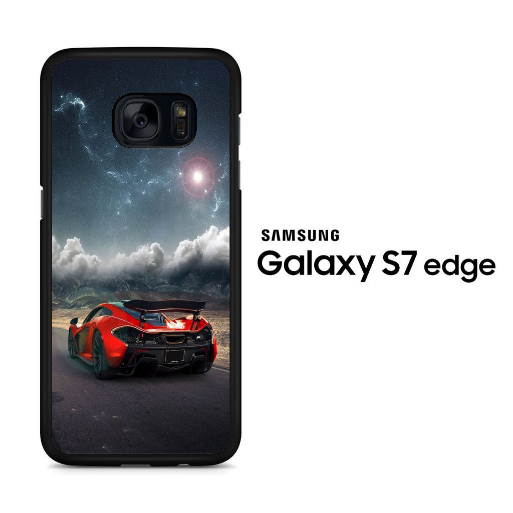 Car in The Galaxy Samsung Galaxy S7 Edge Case