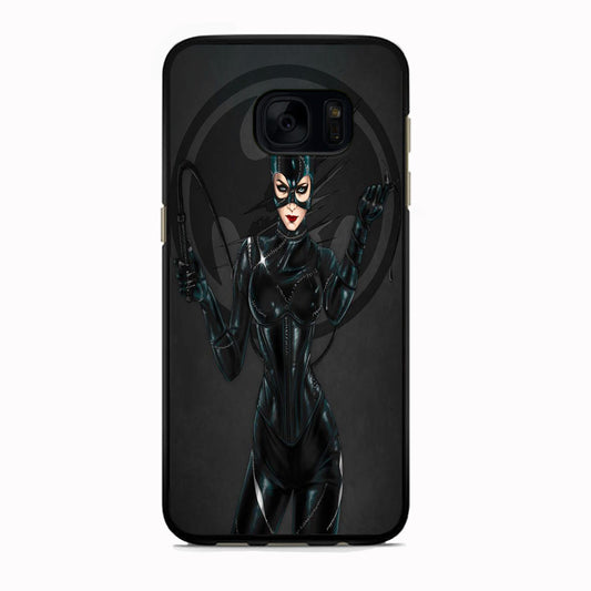 Cat Woman Batman Logo Samsung Galaxy S7 Edge Case