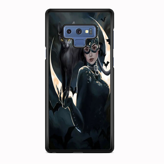 Cat Woman Dark Bat Cat Samsung Galaxy Note 9 Case