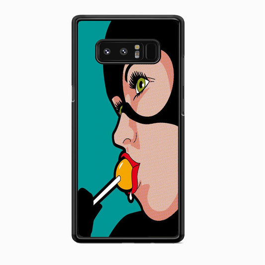 Cat Woman Lolipop Candy Samsung Galaxy Note 8 Case