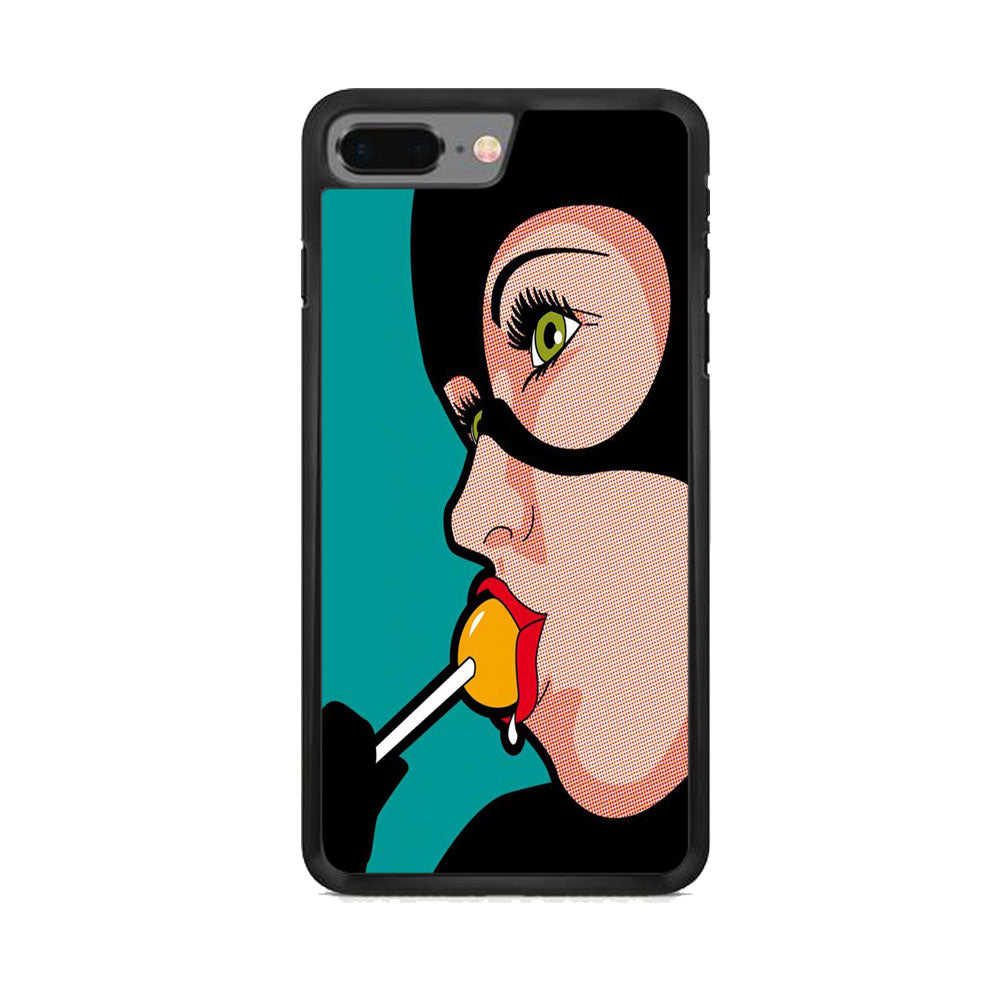 Cat Woman Lolipop Candy iPhone 8 Plus Case