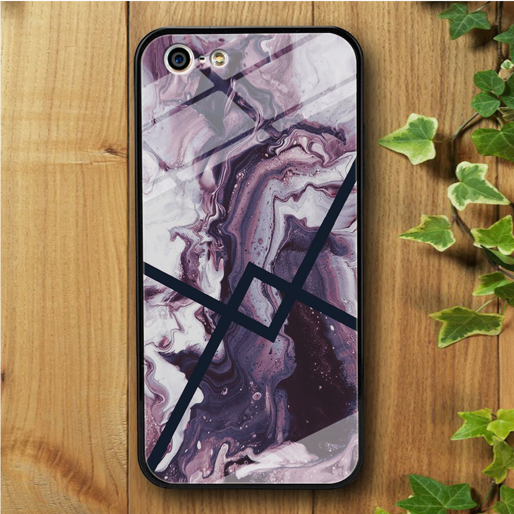 Ceramics Navy Strip iPhone 5 | 5s Tempered Glass Case