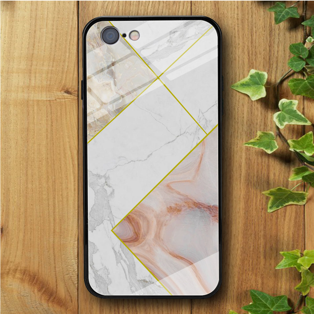Ceramics Strip White iPhone 6 | 6s Tempered Glass Case