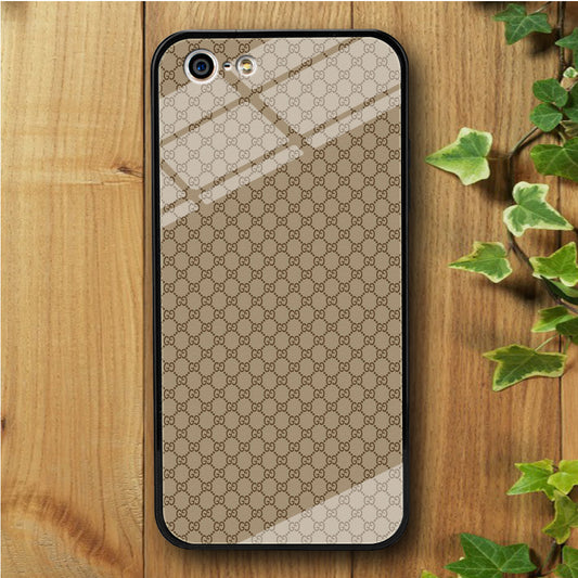 Chain Cream Chocolate iPhone 5 | 5s Tempered Glass Case