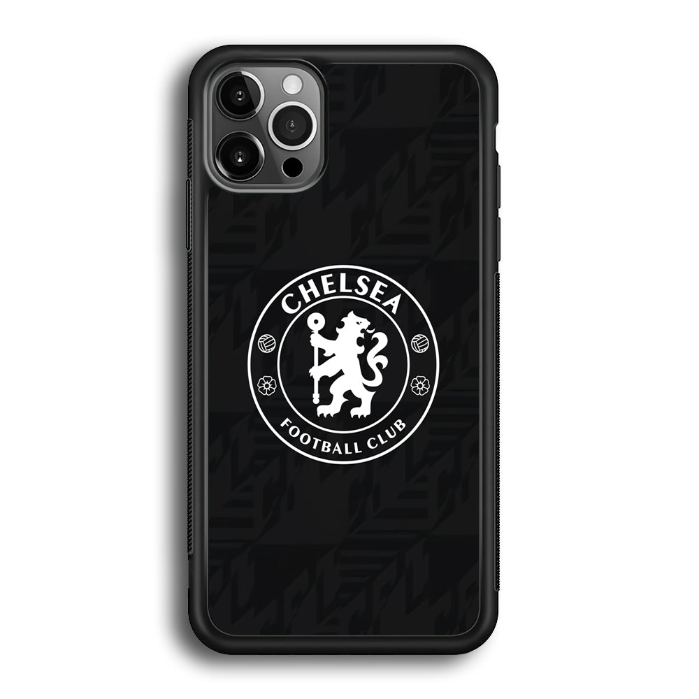 Chelsea FC Pattern of Jersey iPhone 12 Pro Case
